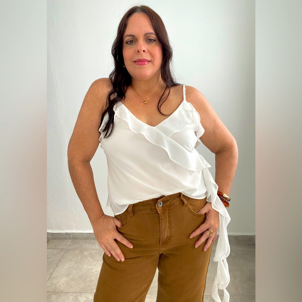 Double Ruffled Cami